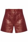 Ganni Leather shorts